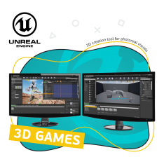 Unreal Engine 4. Игровой движок - КИБЕРшкола программирования для детей, компьютерные курсы для школьников, начинающих и подростков - KIBERone г. Ясенево