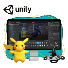 Мир игр на Unity 2D на популярном движке + AI-помощники - КИБЕРшкола программирования для детей, компьютерные курсы для школьников, начинающих и подростков - KIBERone г. Ясенево