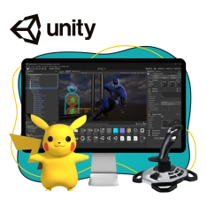 Мир игр на Unity 2D на популярном движке + AI-помощники - КИБЕРшкола программирования для детей, компьютерные курсы для школьников, начинающих и подростков - KIBERone г. Ясенево