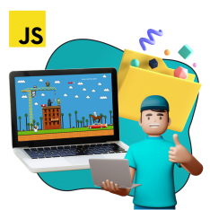 Программирование на JavaScript. Учимся создавать игры! - КИБЕРшкола программирования для детей, компьютерные курсы для школьников, начинающих и подростков - KIBERone г. Ясенево